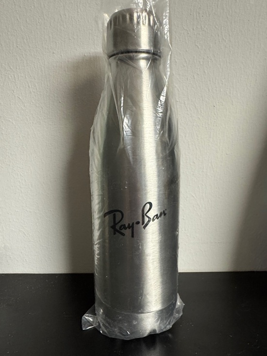 Ray-Ban Other - Ray-Ban Silver Branded Stainless Steel Bottle